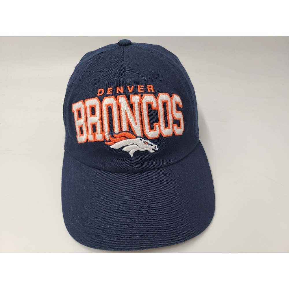 Denver Broncos OTS Flex Fitted M-L Hat Cap Cotton Men Women NFL Football Blue
